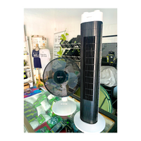 Oscillating 45watt Tower Fan 3-Speed with Timer