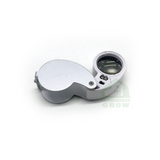 Jewelers Loupe 25mm 40X Handheld Magnification with LED Light